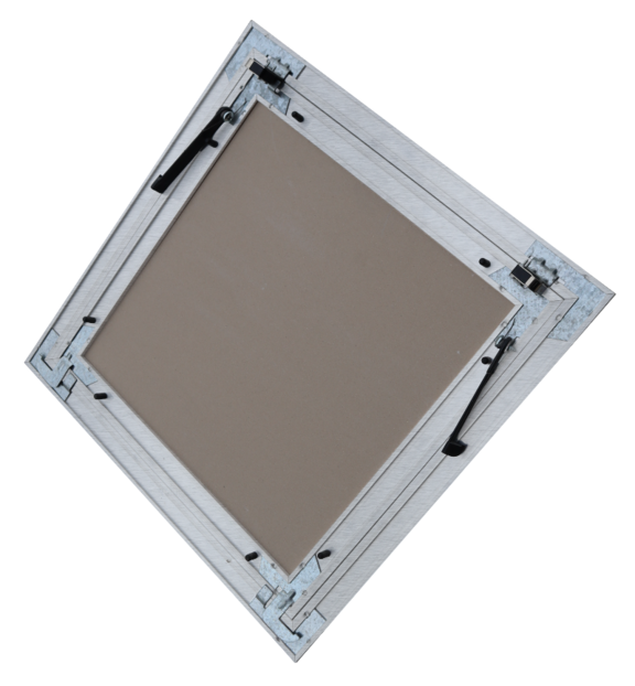 Θυρίδα επίσκεψης 600x600x12,5mm, αφαιρούμενη, άνθυγρη γυψ/δα H2 - Image 4